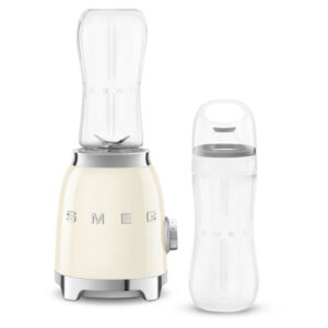 Smeg PBF01CRUK Mini Blender & Smoothie Maker Bottle to go technology Cream