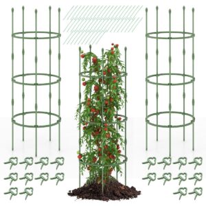 3-Pack Garden Trellis for Climbing Vines Flowers Potted Plants Vegetables Fruits-M