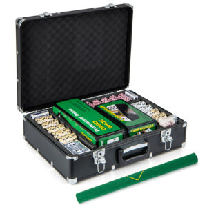 600-Piece Poker Chip Set 14 Gram Claytec Chips with Carrying Case-Black