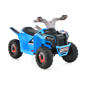 Kids Ride on ATV with Direction Control Large Seat-Blue