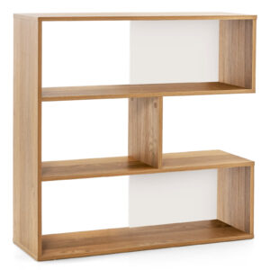 Concave/Convex Bookshelf for Living Room Bedroom Study Office-B