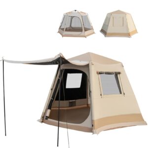 Pop-up Instant Camping Tent with Automatic Bracket and Rainfly