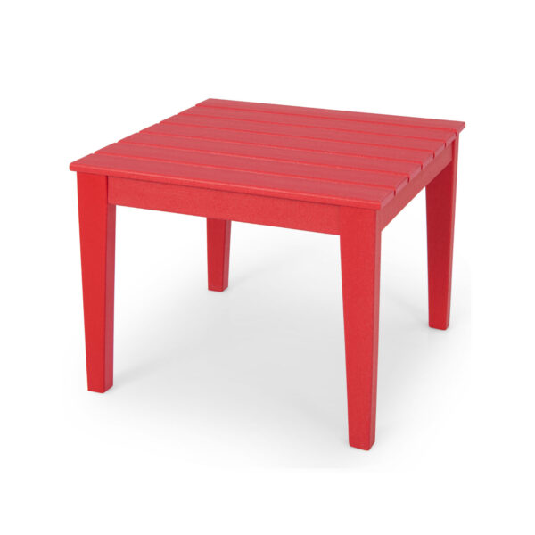 64.5 x 64.5 cm HDPE Square Kids Table for Reading Drawing Dining-Red