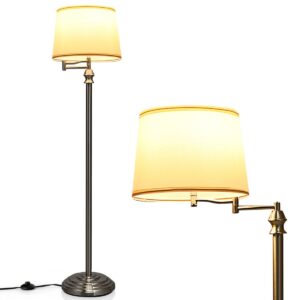Floor Lamp with 350° Swing Arm (Without Bulb)