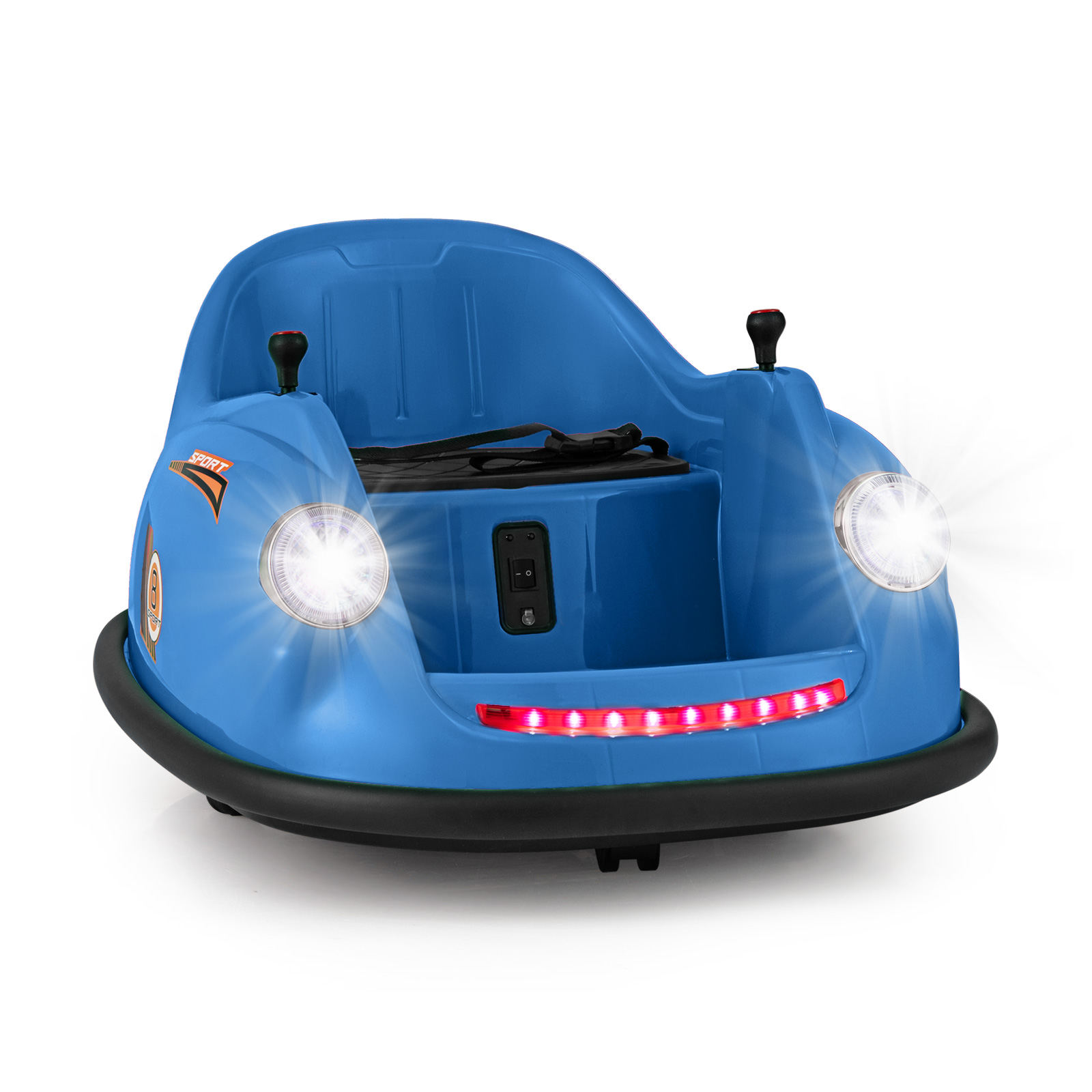 12V Kids Ride on Bumper Car with Remote Control and Music-Navy