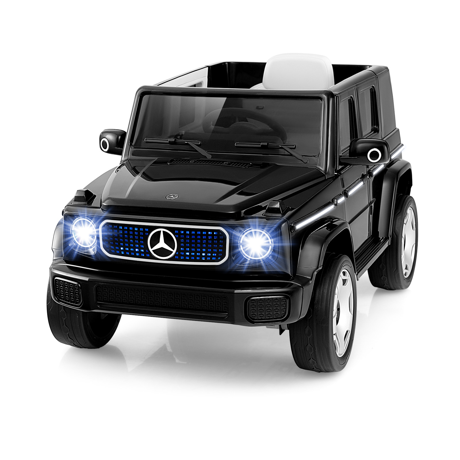 12V Licensed Mercedes-Benz EQG Kids Ride On Car-Black