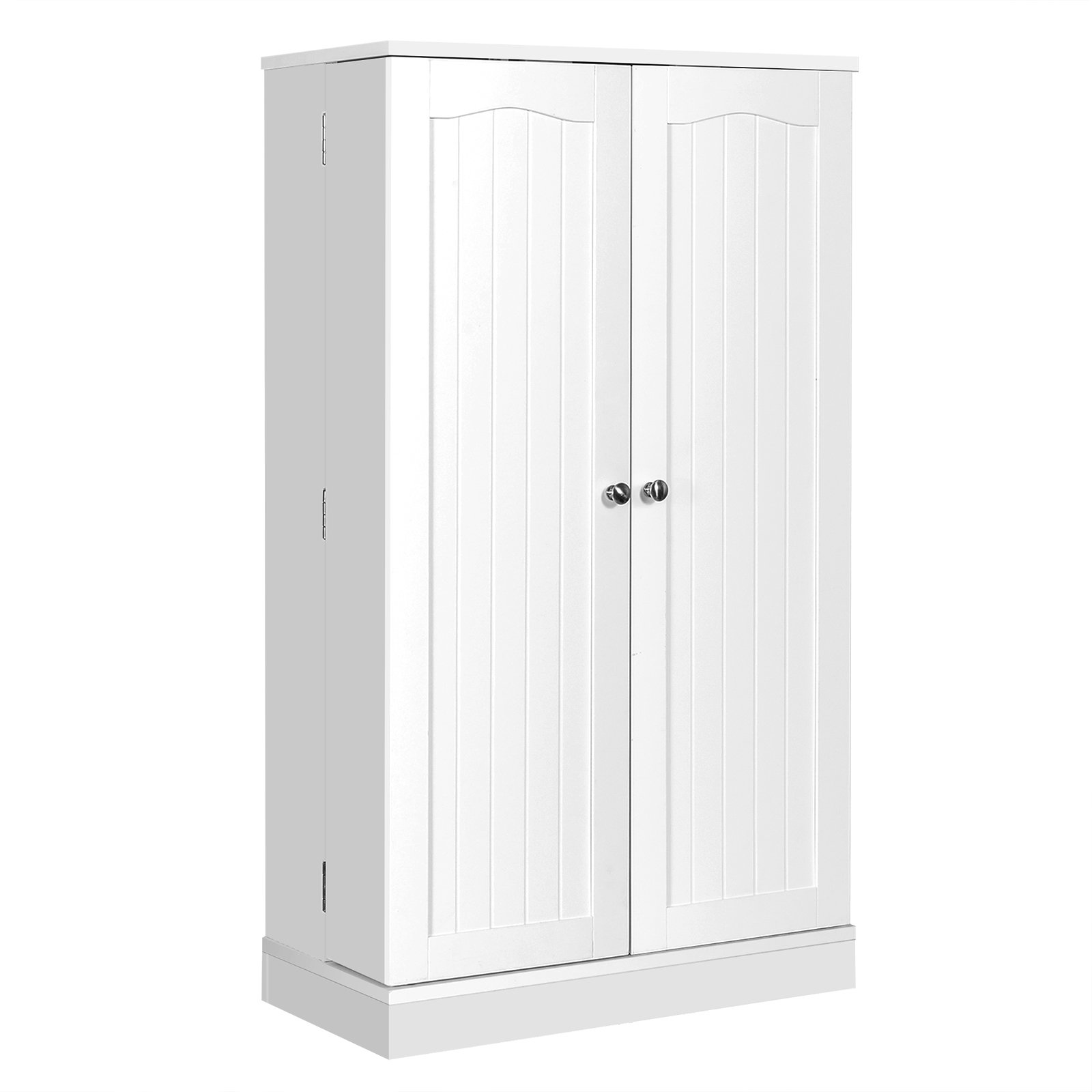 2-Door Pantry Cabinet with 6 Adjustable Shelves-White