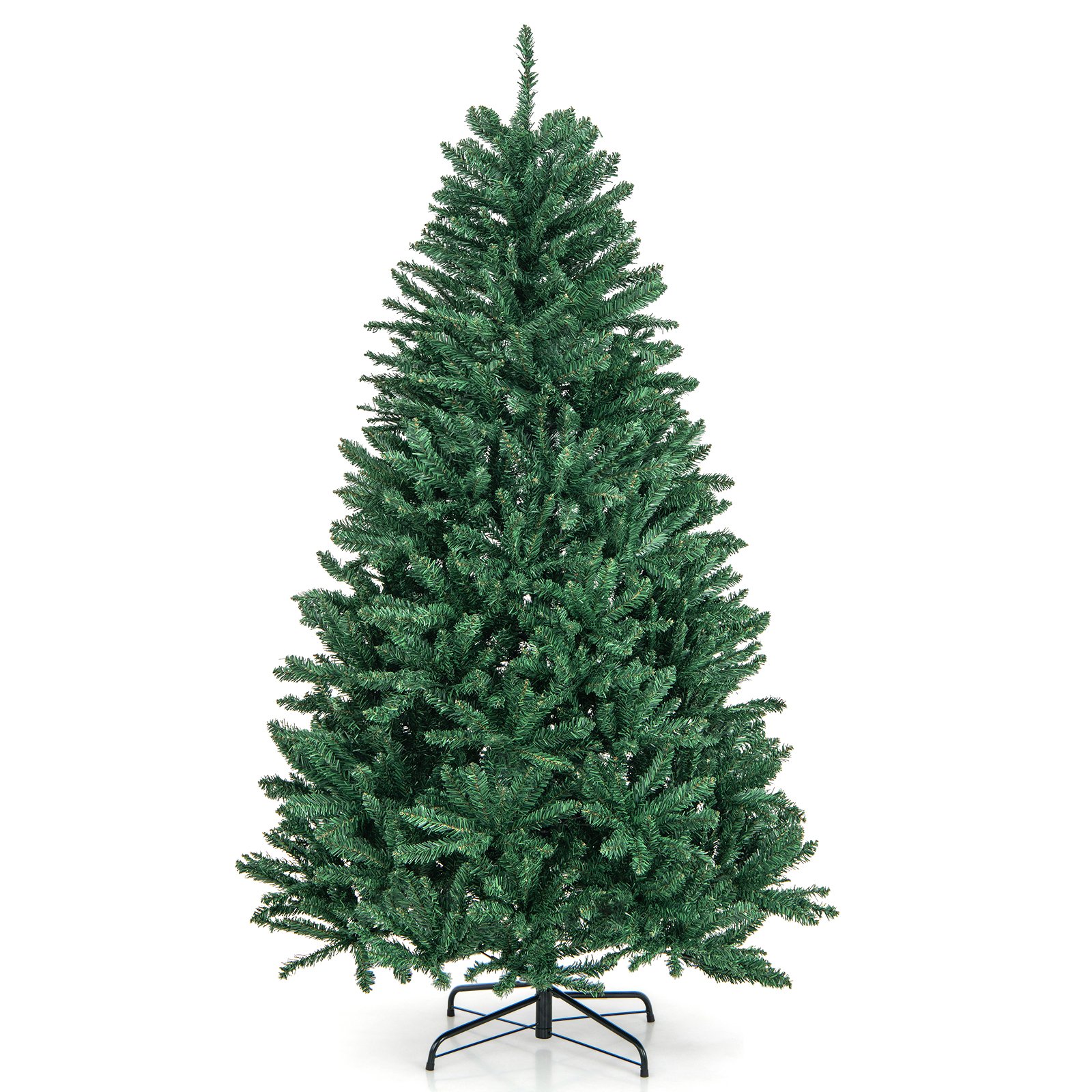 180/225cm Artificial Christmas Tree with PVC Branch Tips-6 ft