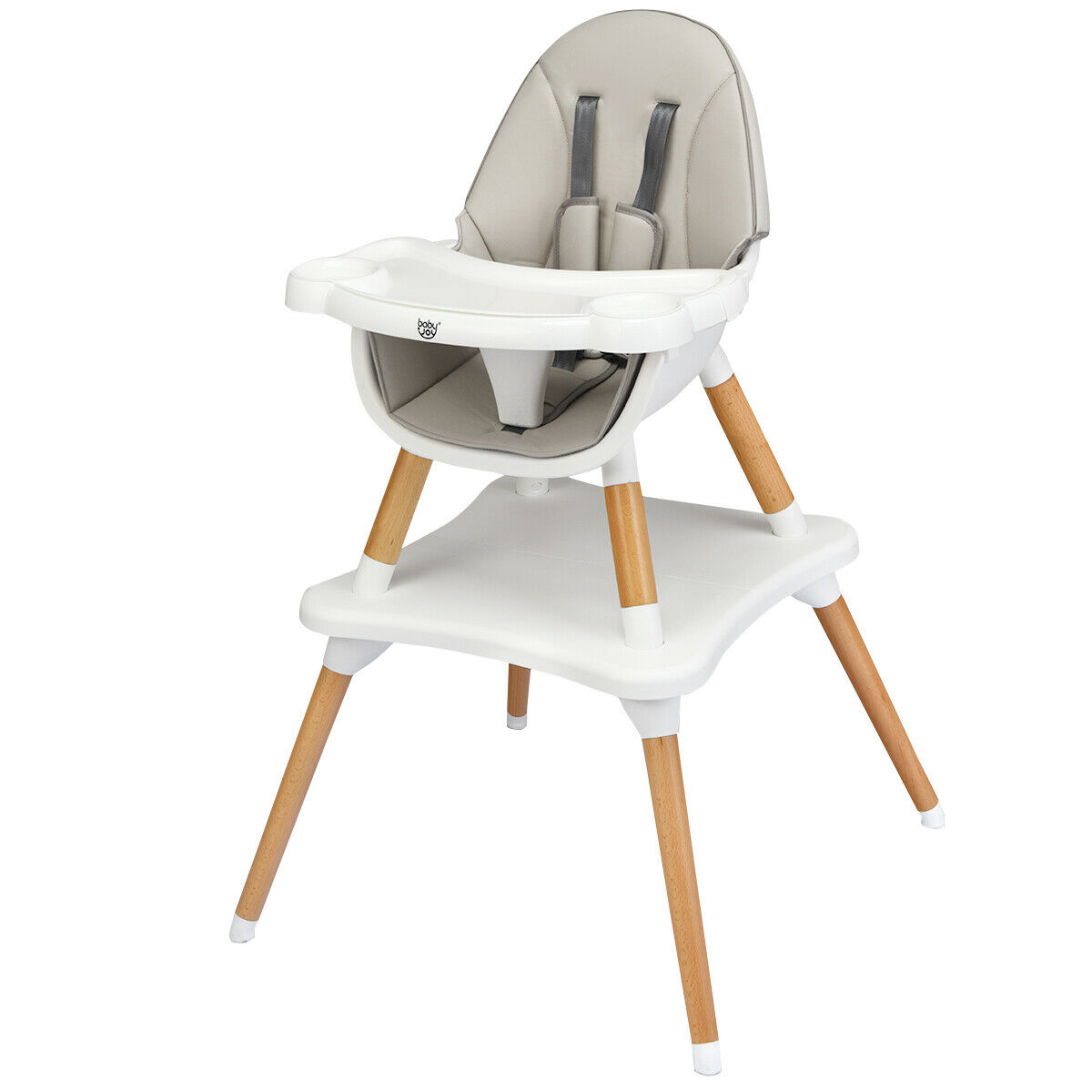 4 in 1 Baby High Chair Infant  Feeding Seat-Grey