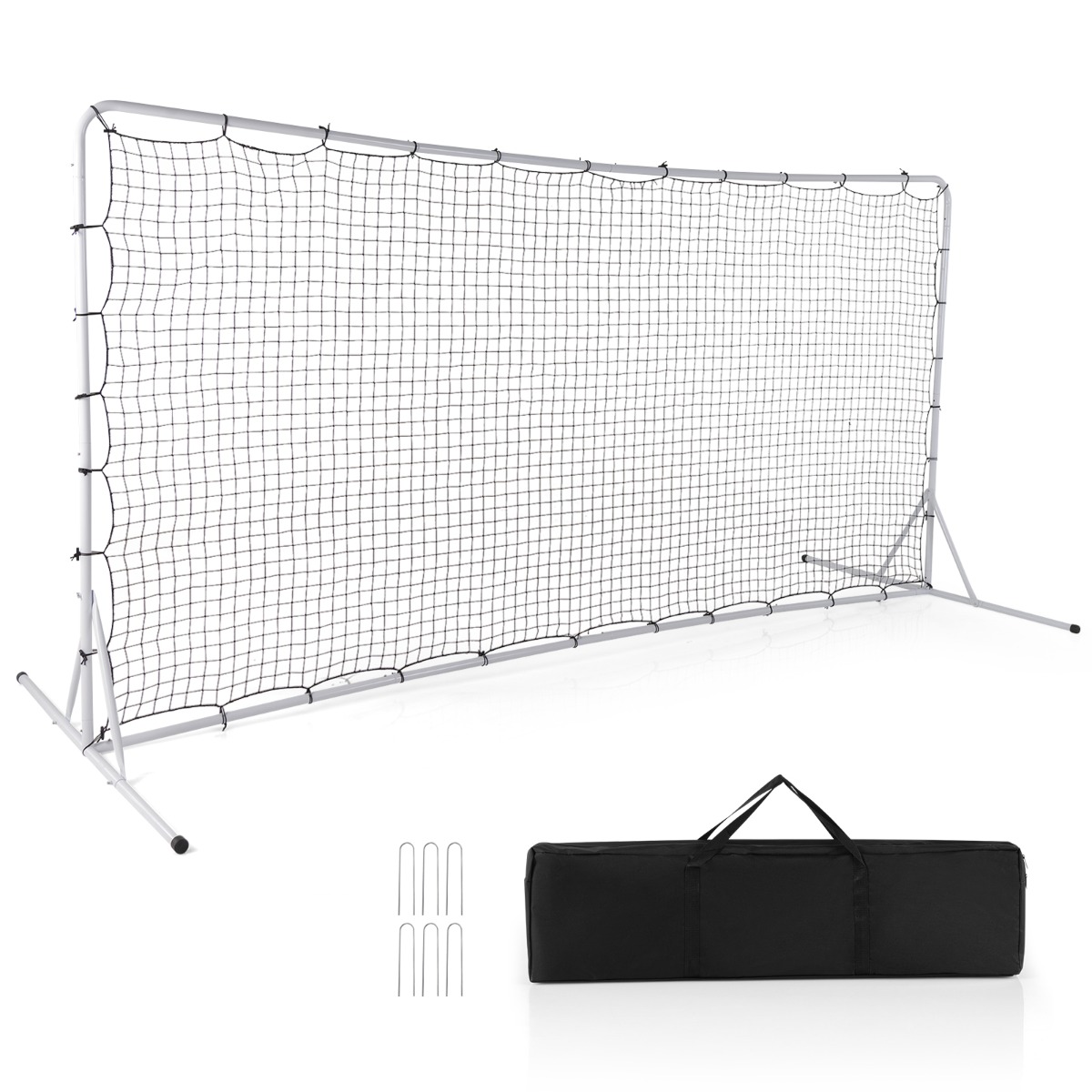 Portable Soccer Rebounder Net with Carry Bag