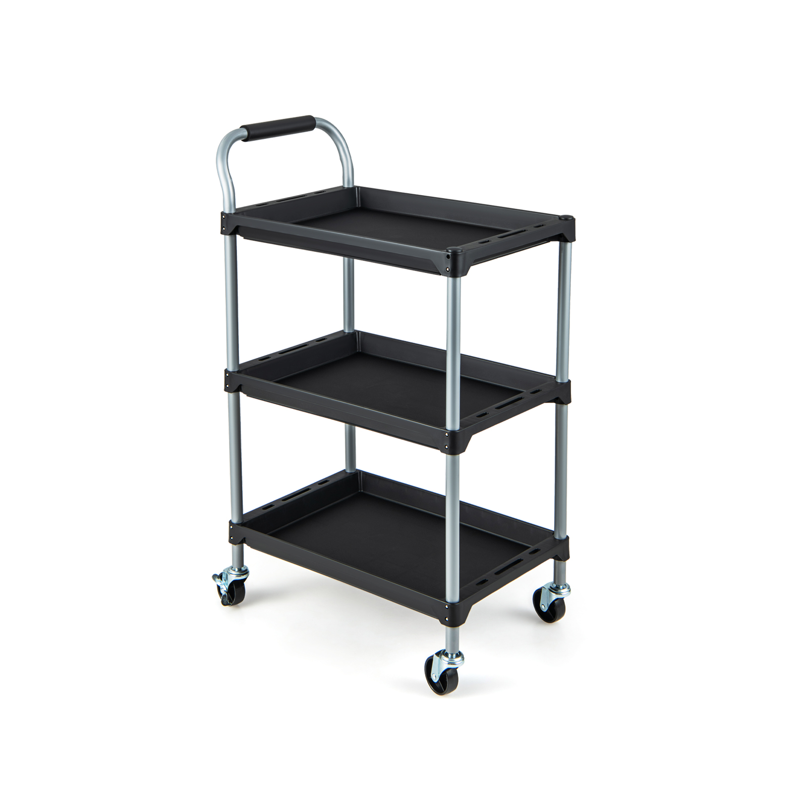 3 Layer Tool Cart with PP Shelves