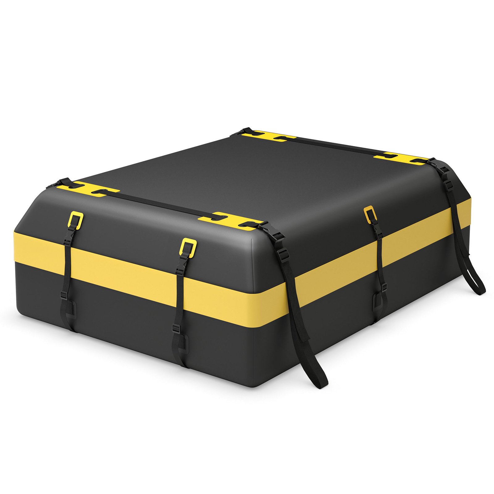 600L Waterproof Rooftop Cargo Carrier Bag Luggage Lock-Yellow