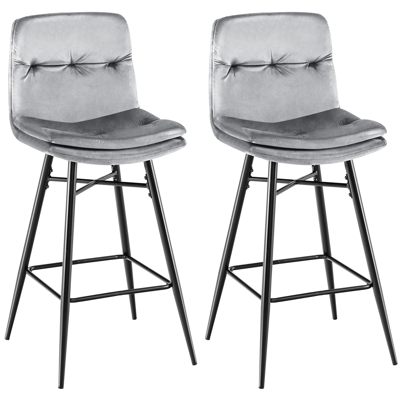 Metal Footrests and Legs-Grey