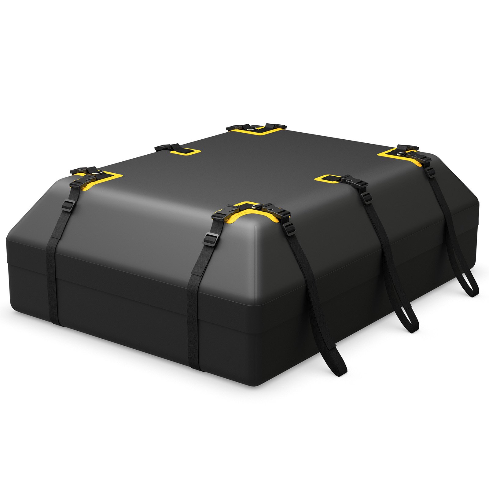 600L Car Roof Bag for All Vehicles with/without Racks-Black