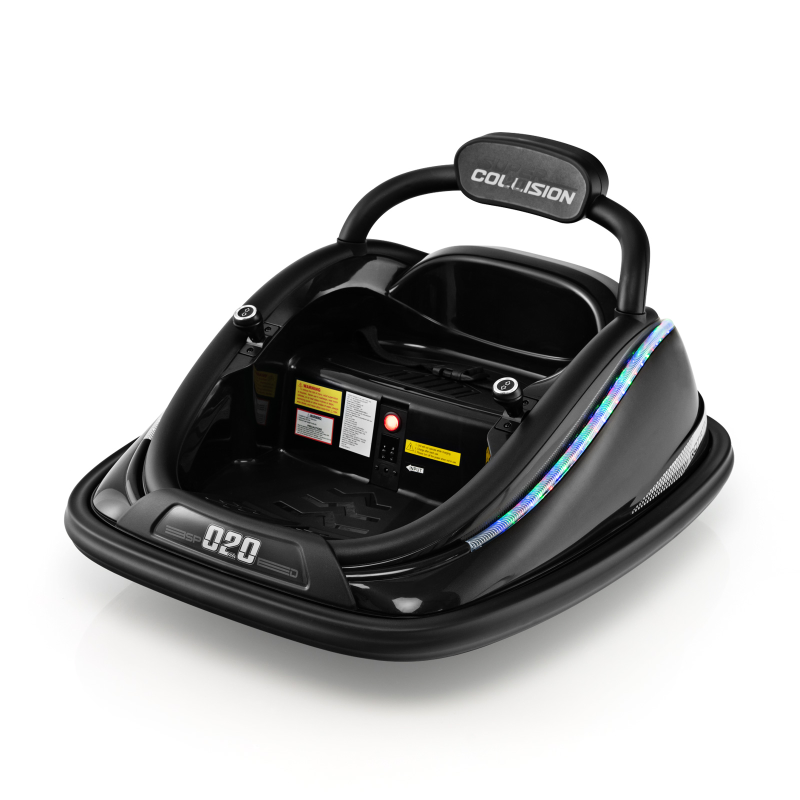 Electric Bumper Car with Remote Control for Kids-Black