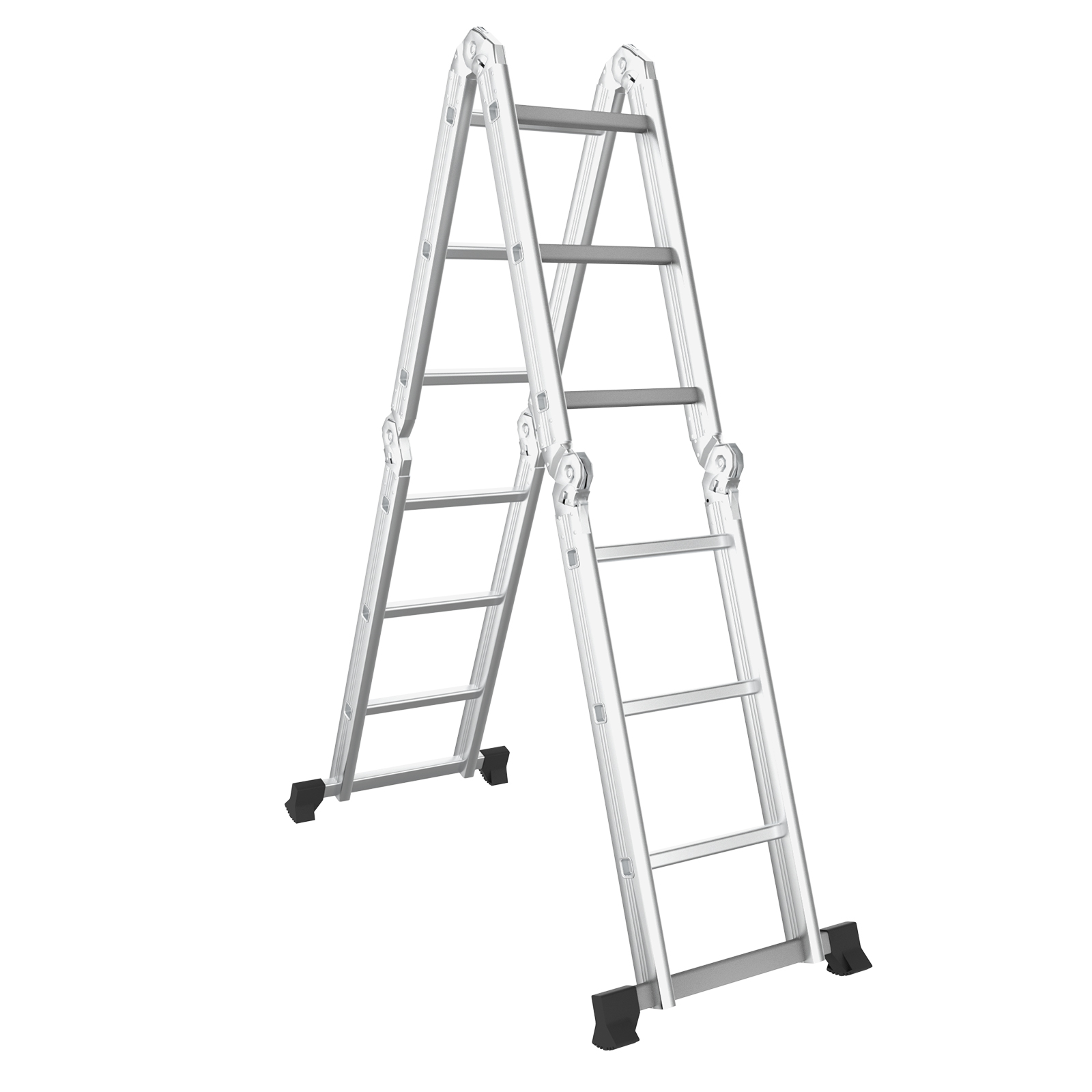 7-in-1 Folding Multi-Purpose Extension Aluminum Ladder