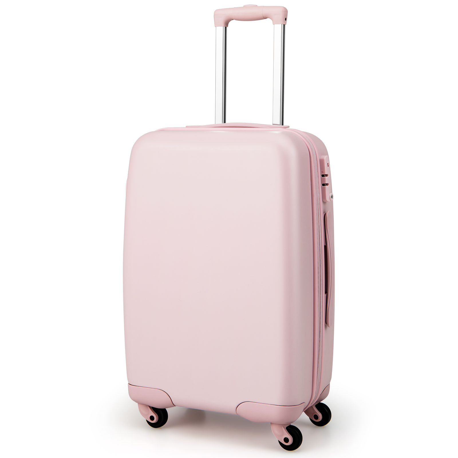 TSA Lock and Height Adjustable Handle-Pink