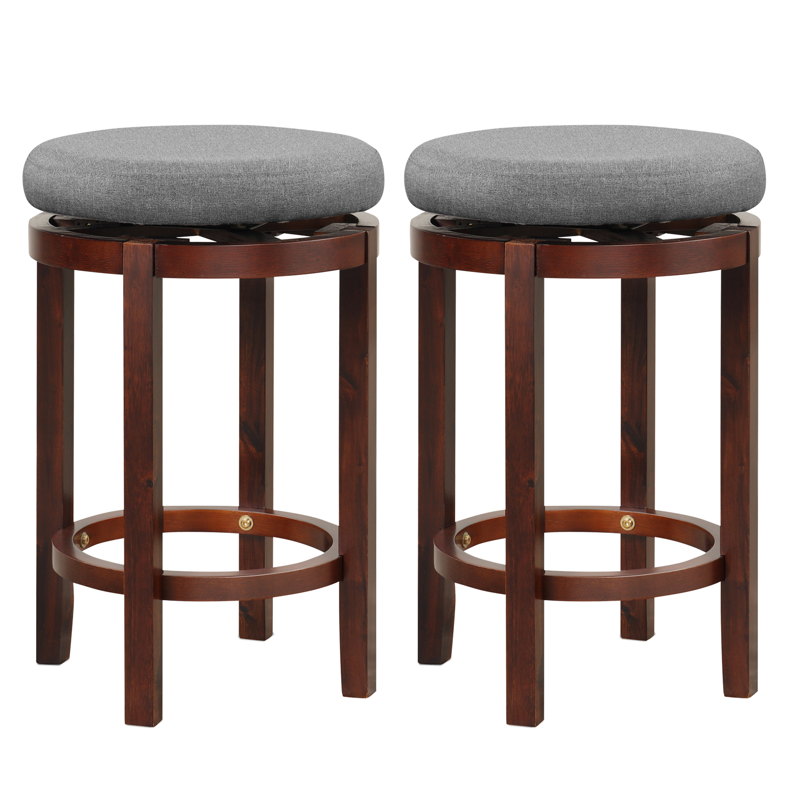 Counter Height Stool Set of 2-Grey