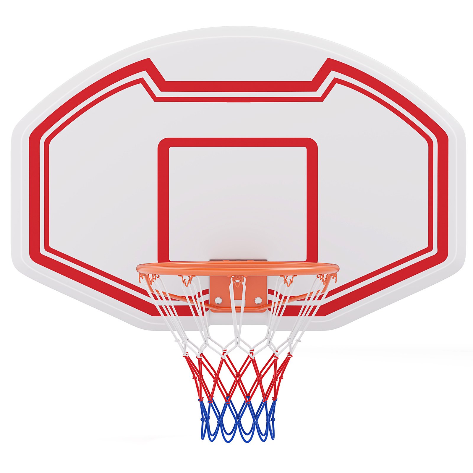 Large Wall Mounted Basketball Hoop with Shatter-proof Backboard