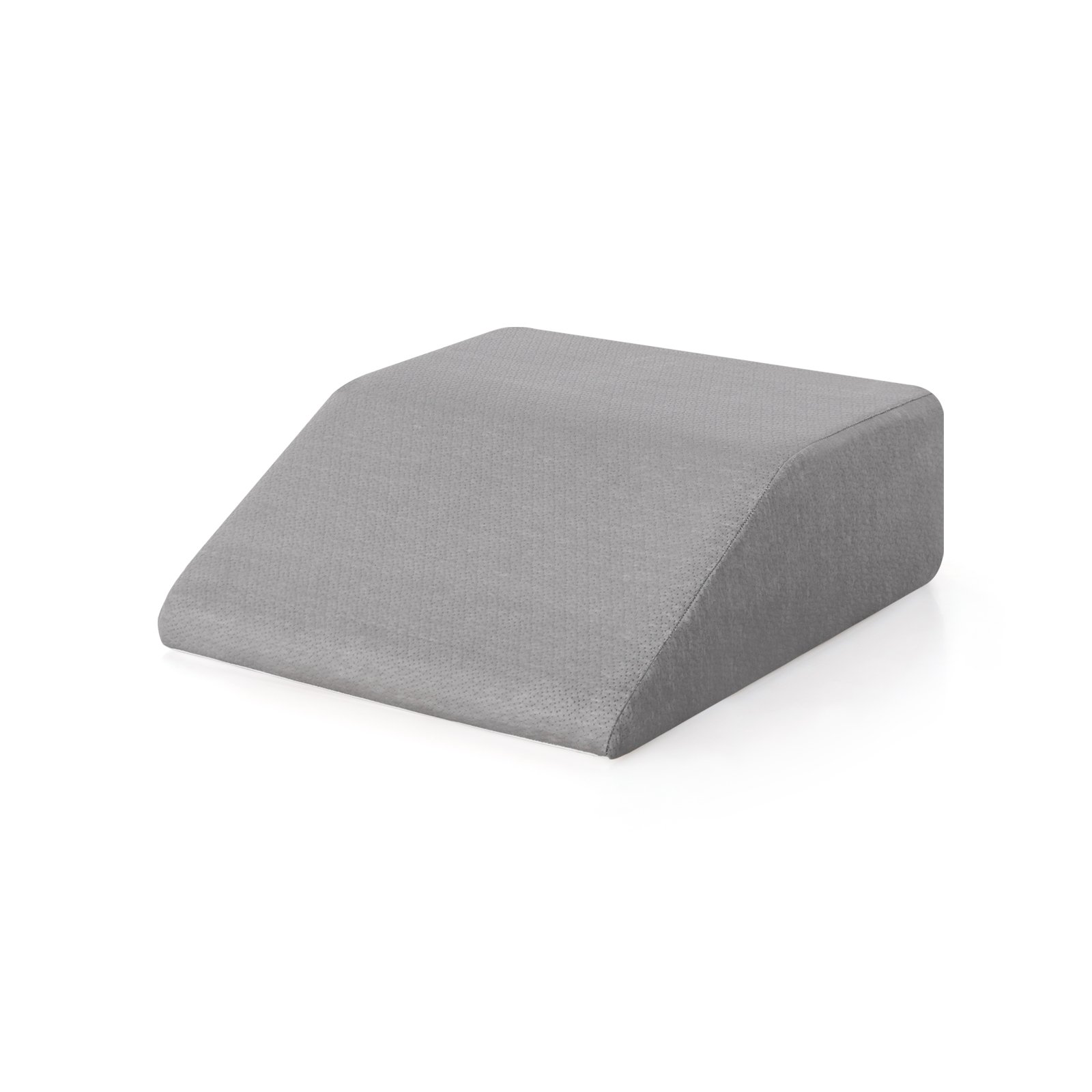 Leg Elevation Pillow with Washable Cover for Sleeping-Grey