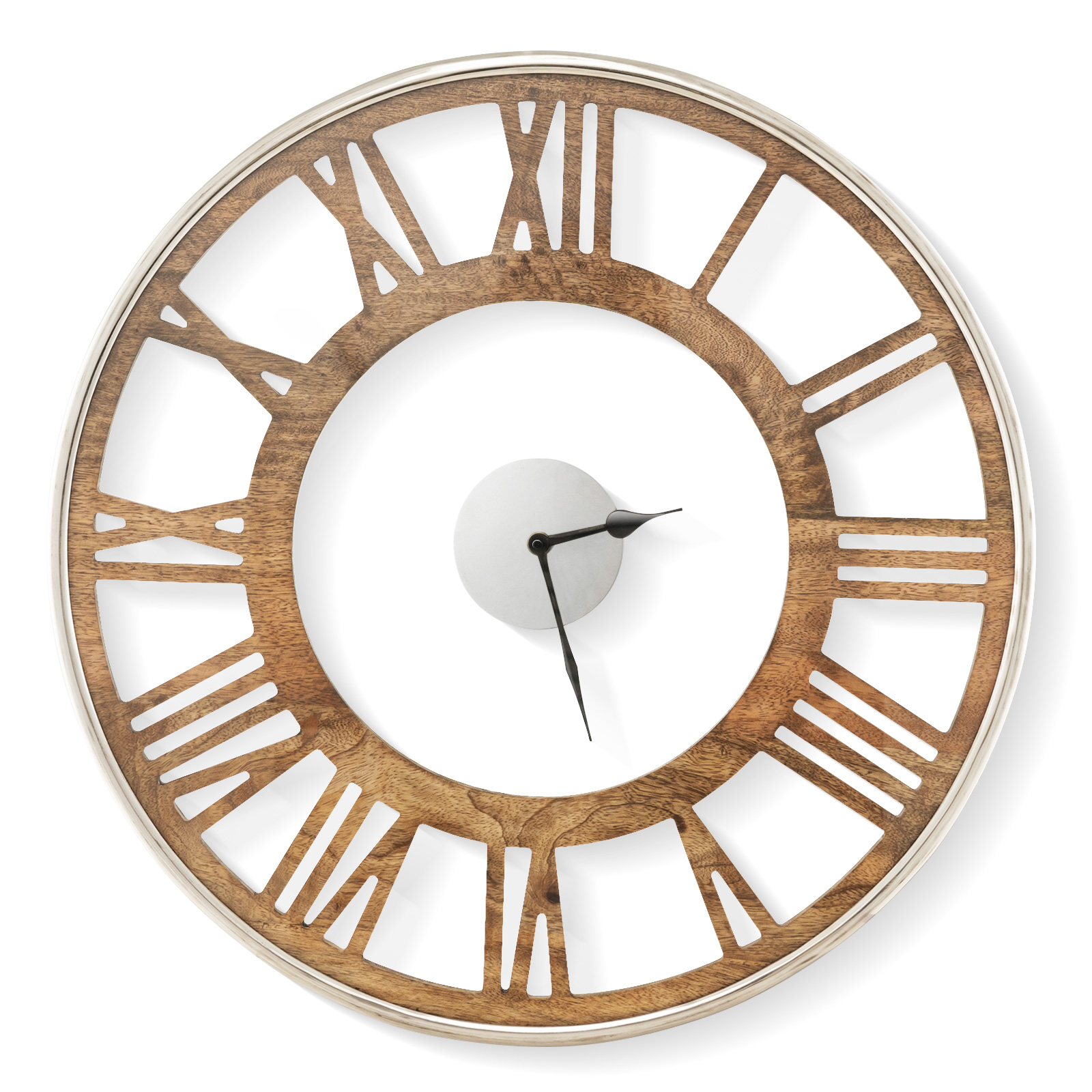 15.5/20 Inch Silent Wall Clock with Classic Frame-L