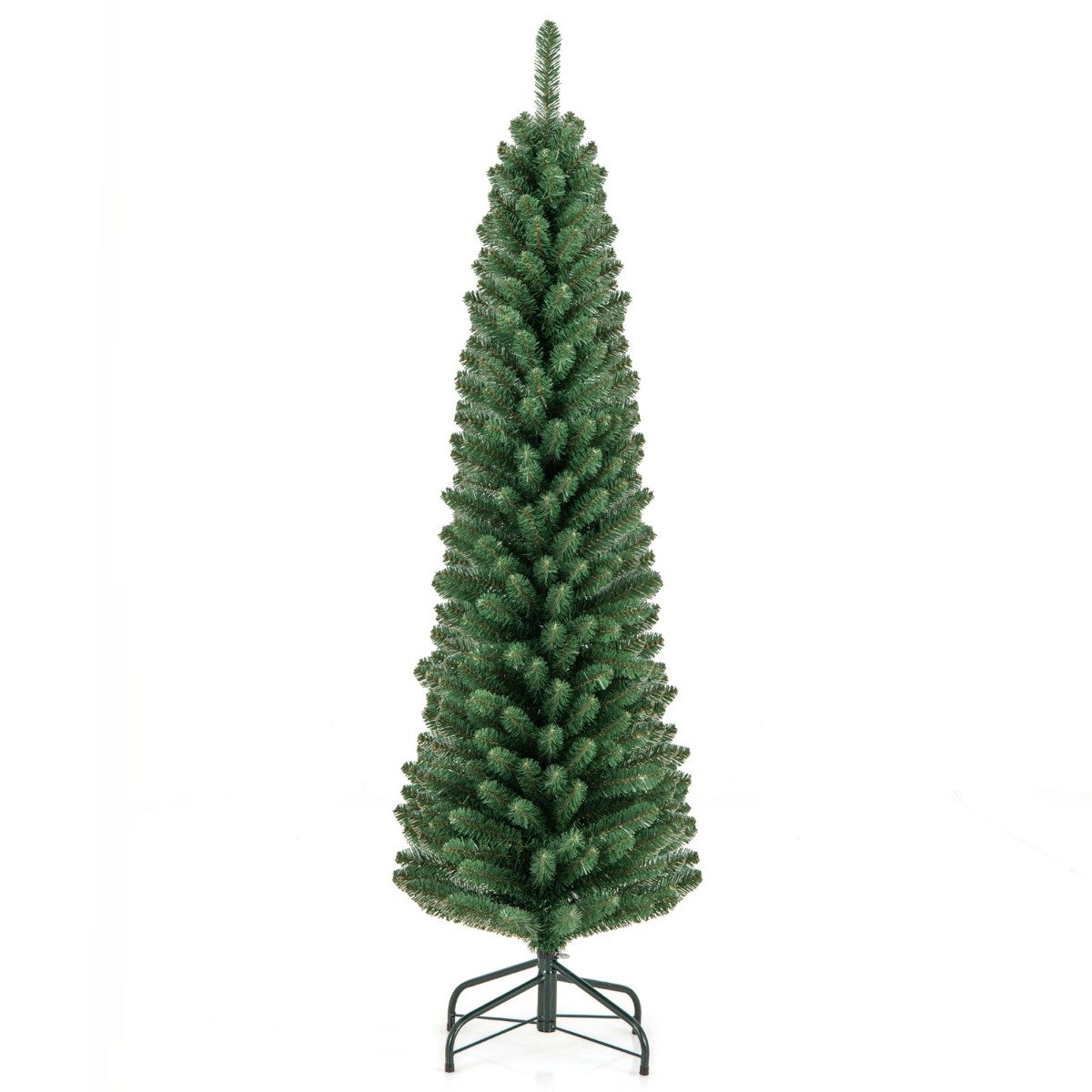 Pre-Lit Artificial Christmas Tree with Quick Shape Technology and  Lush Branch Tips-5FT