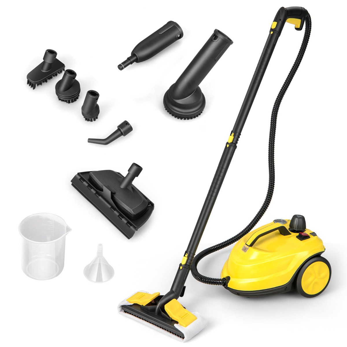 2000W 1.8L Multipurpose Adjustable Steam Cleaner with 13 Accessories