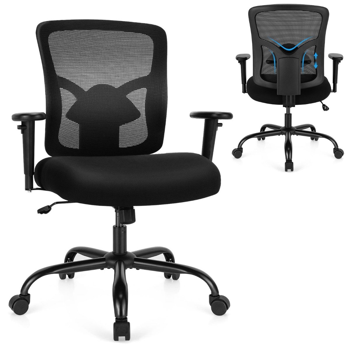 Ergonomic Executive Chair with Height Adjustable Computer Task Chair