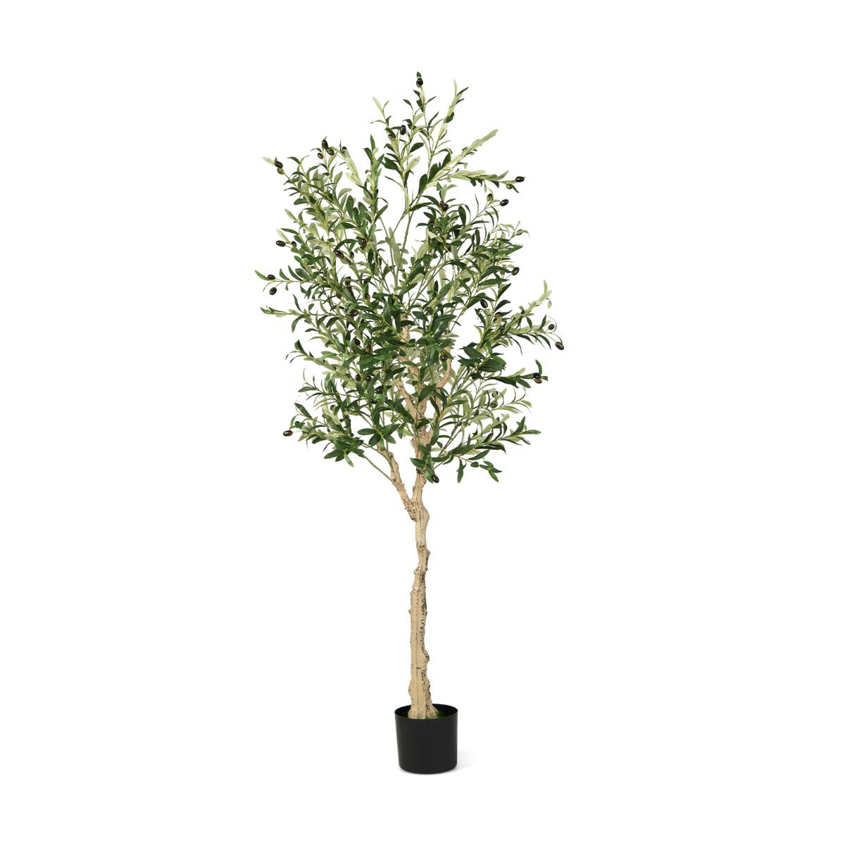 182cm Artificial Olive Tree with 72 Fruits-1 Pack