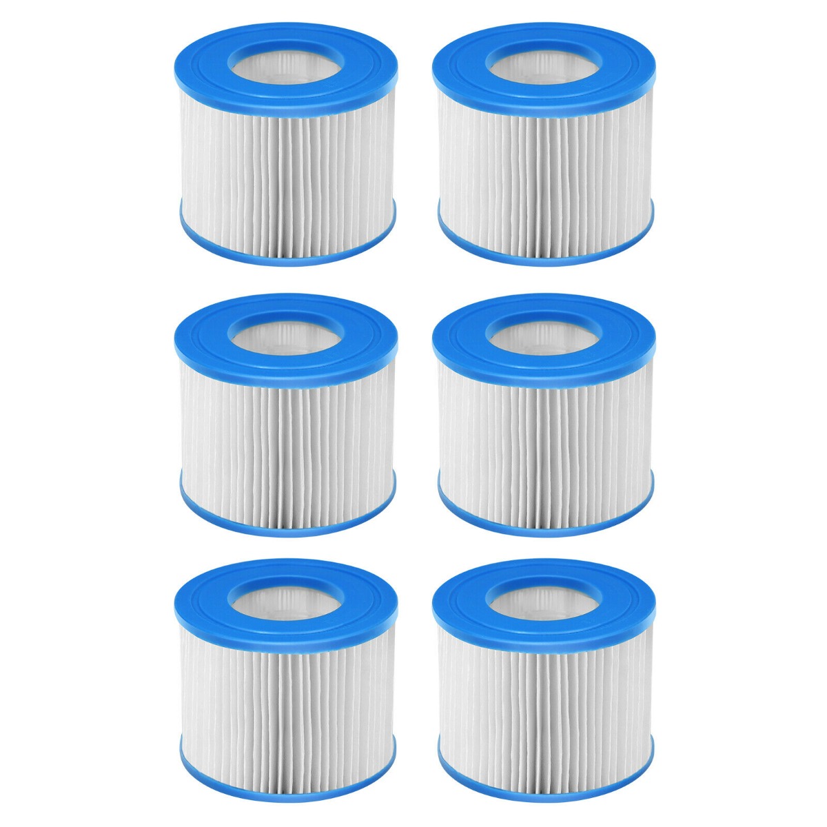 6 Pieces Hot Tub Filter Cartridges Compatible with Most Massage Pool