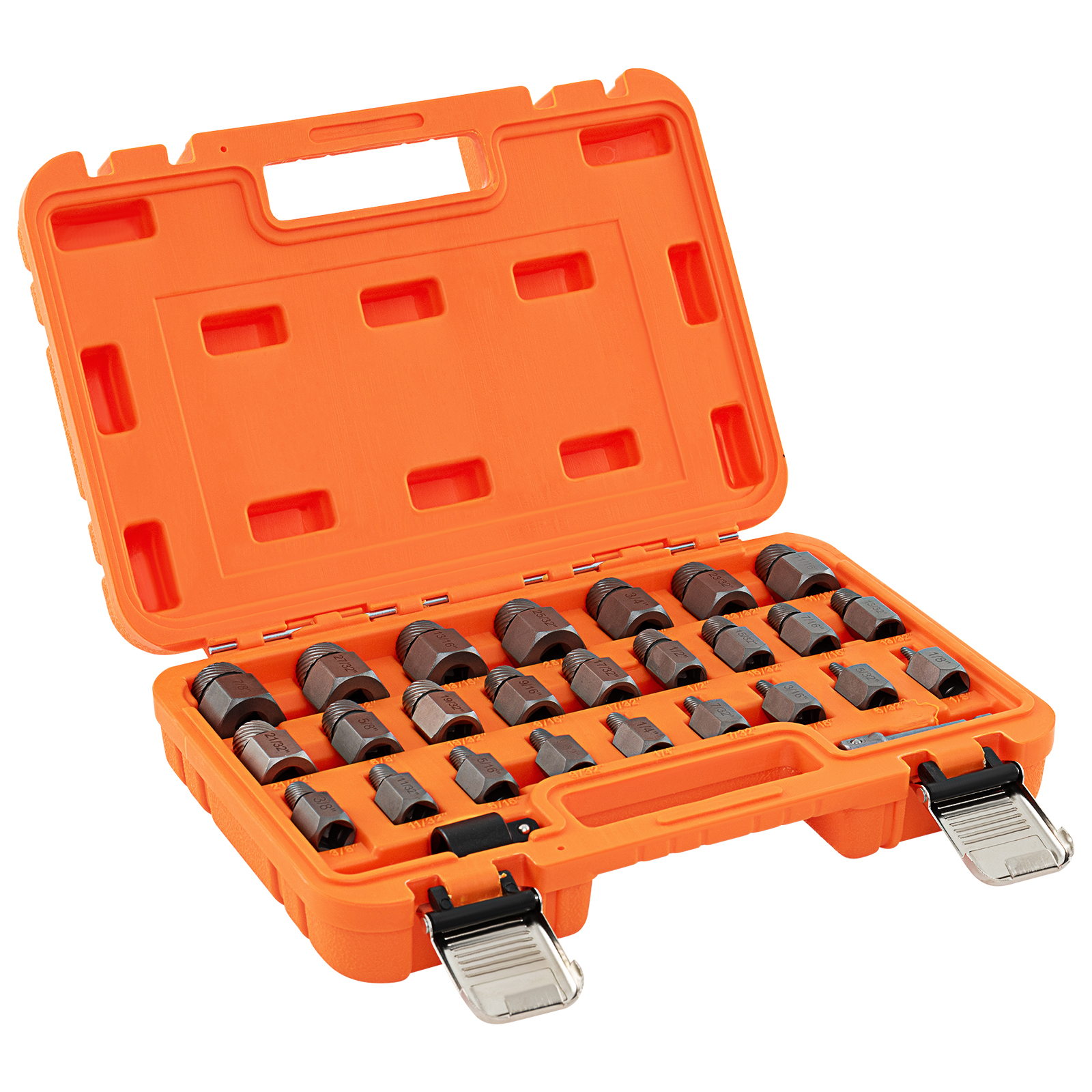 27 Pieces Screw Extractor Set with 3/8 Inches Drive-Orange